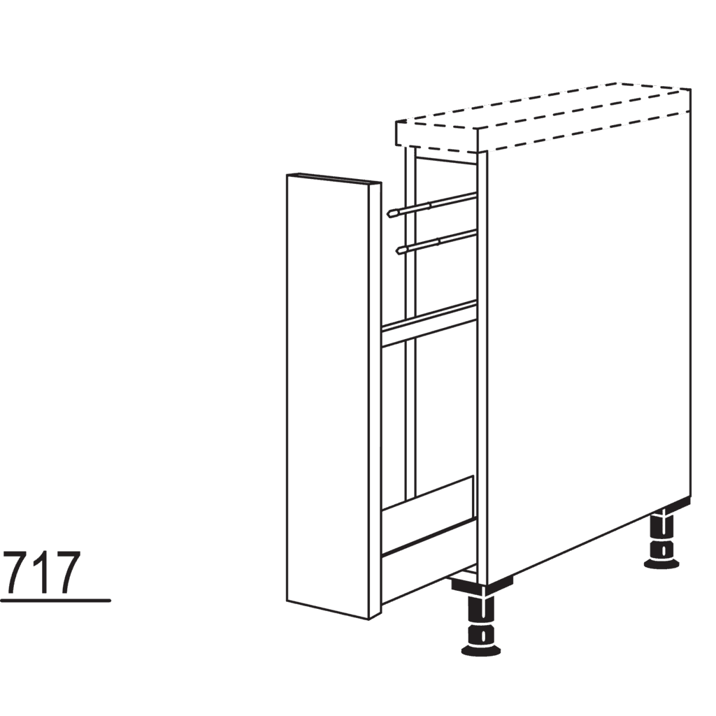 Auszugschrank