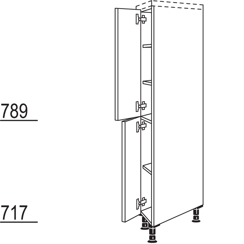 Highboard, diagonal