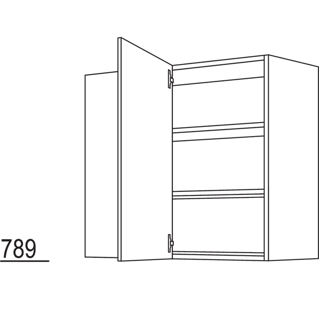 Wall corner cabinet