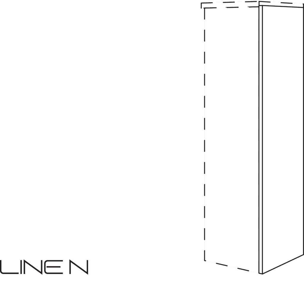LINE N end panel
for midi unit
in carcass height