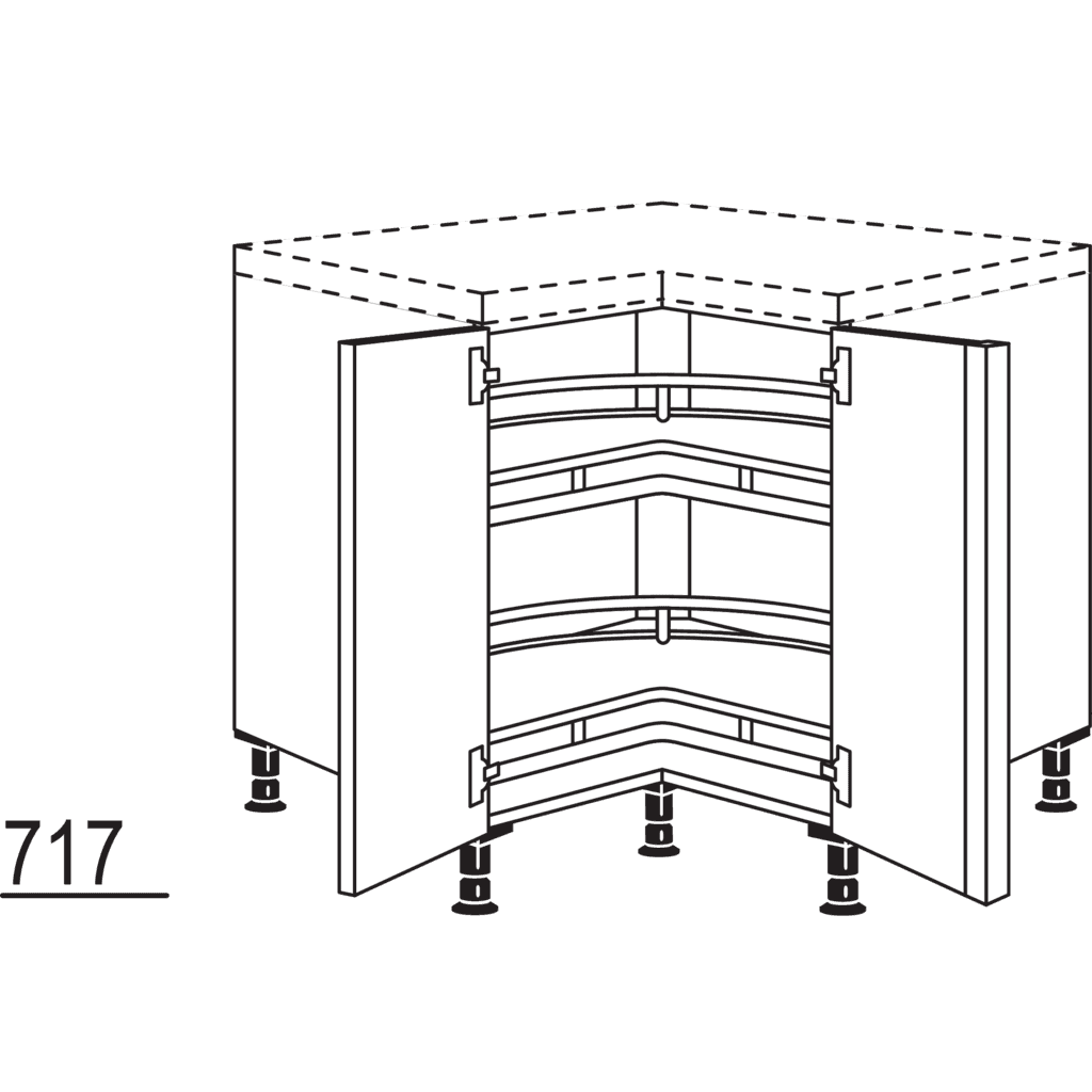 Corner cabinet