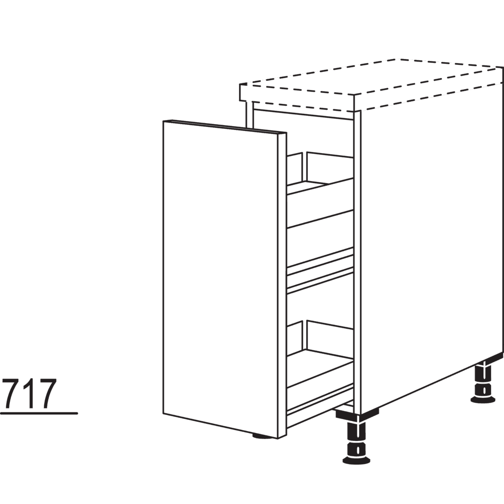 Pull-out cabinet