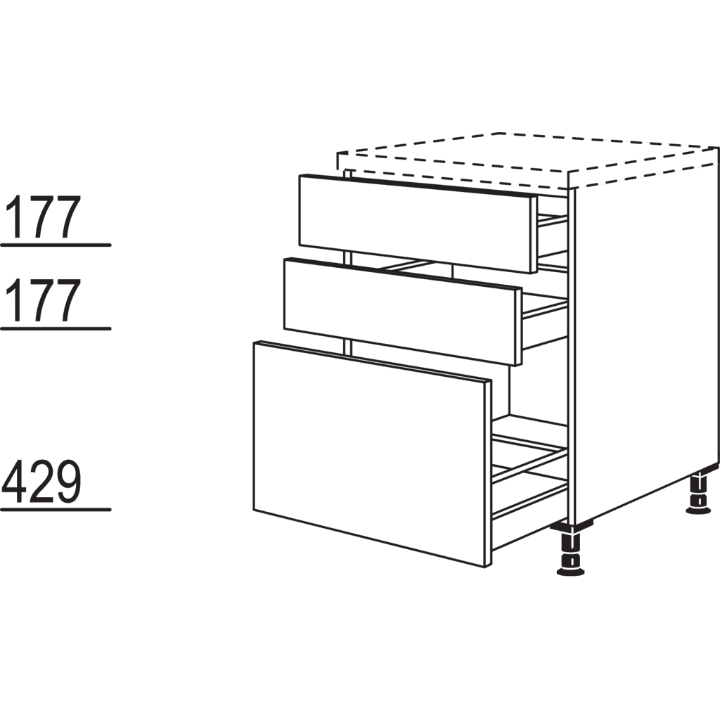 XL-Auszugschrank