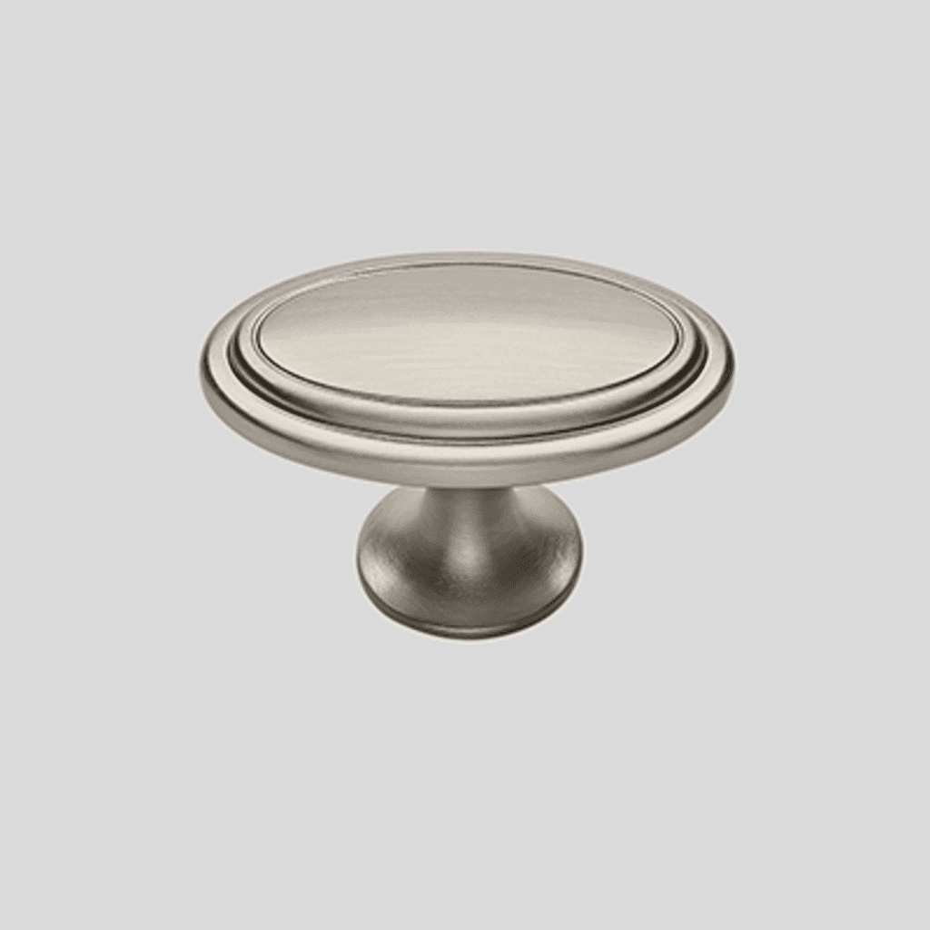 Metallknopf Edelstahlfarbig