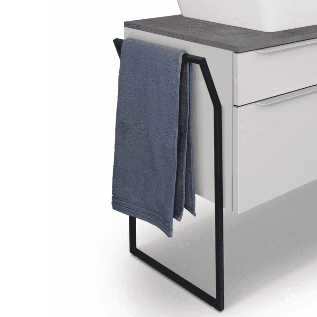 Steel towel rail runner,
15 mm thick, 400 mm deep