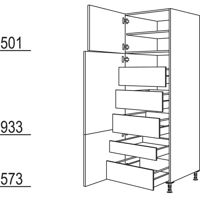 Tall cabinet