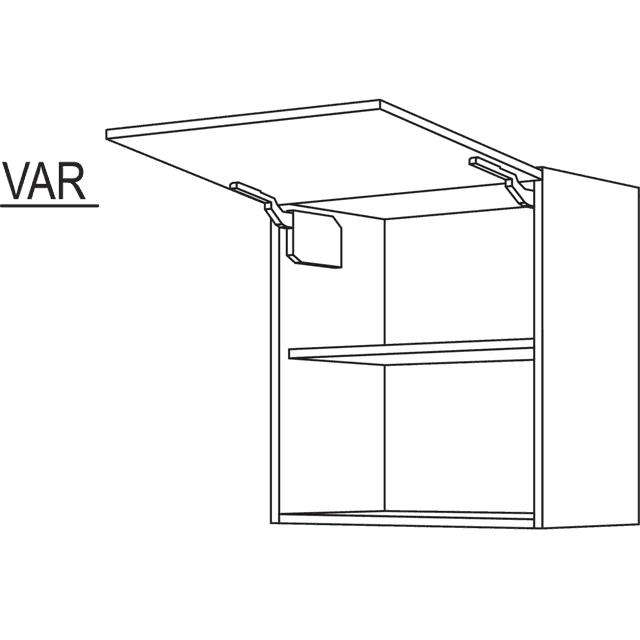 Wall cabinet for
microwave appliance