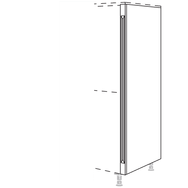 XL highboard pilaster