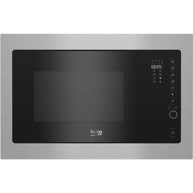 BEKO Mikrowelle BMOB20231X,
mit Linksanschlag, Edelstahl /
Schwarz