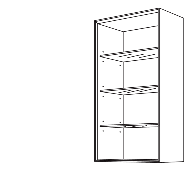Faceted shelf