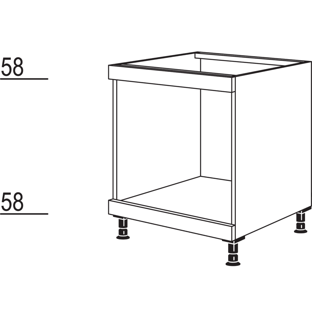 Cooker housing unit Slim Line