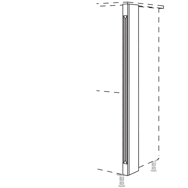 XL highboard pilaster as
intermediate solution