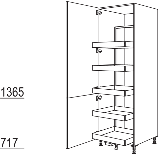 Cargo pantry cabinet