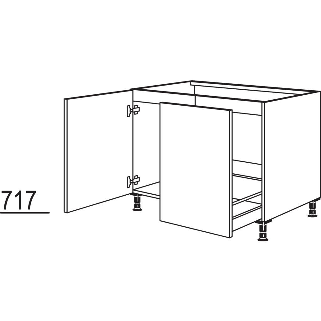 Sink cabinet for
water treatment systems
and on-site
