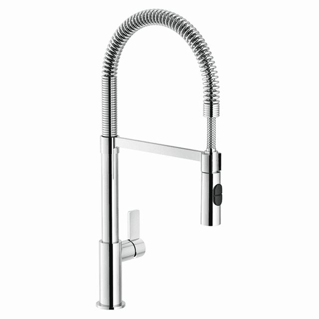 CARLO NOBILI: High-pressure
single-lever mixer tap Flag with
sprayer, mixer tap,