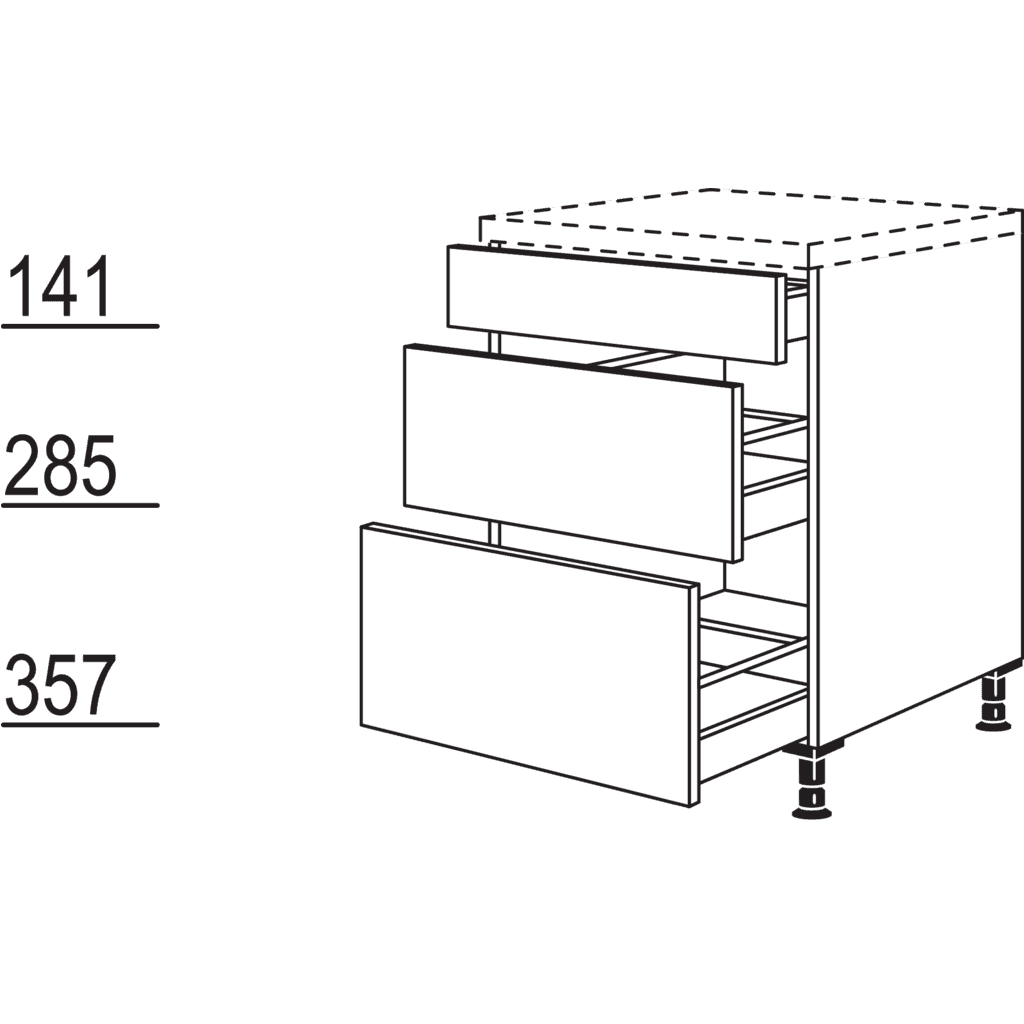 XL-Auszugschrank