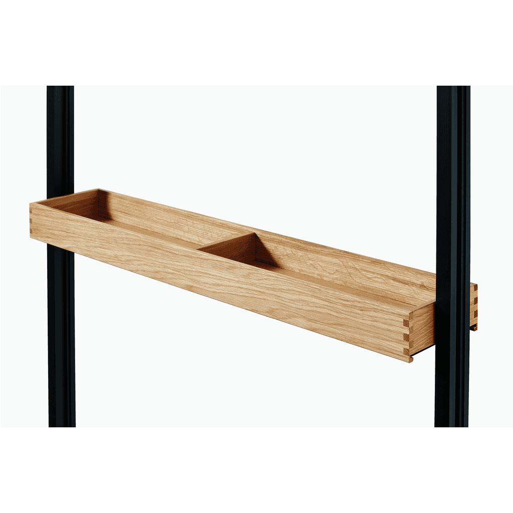 Holzkasten flach für Stollen-
Regalsystem
70 mm hoch