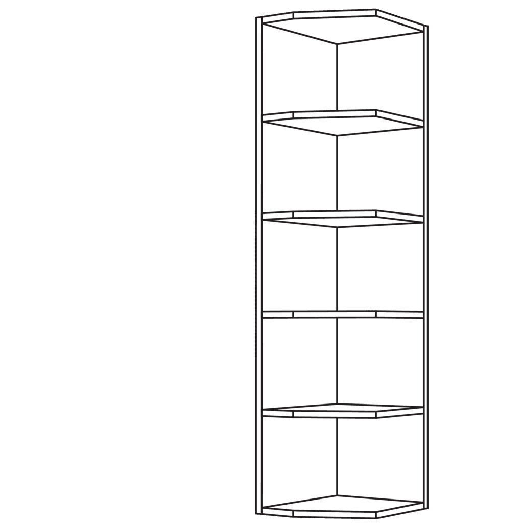 Aufsatz-Abschlussregal