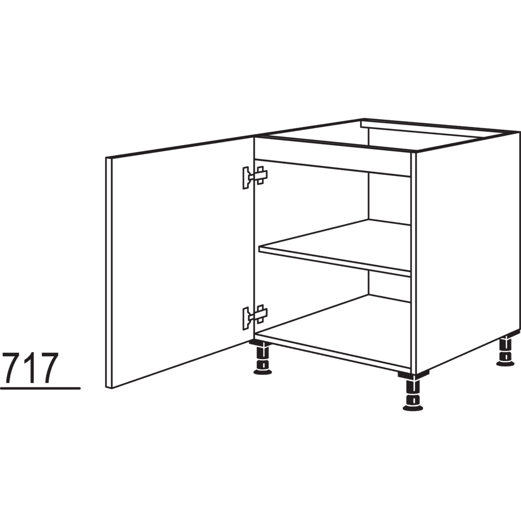 Cooktop base cabinet