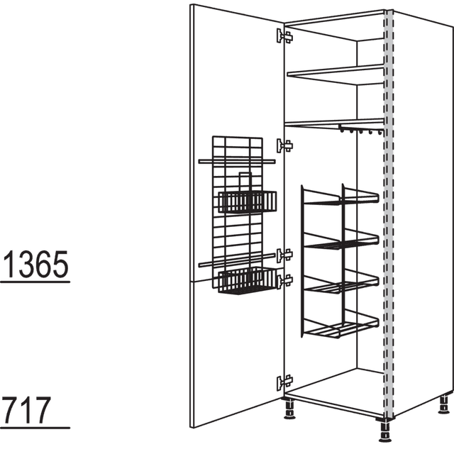 Broom / utility cabinet