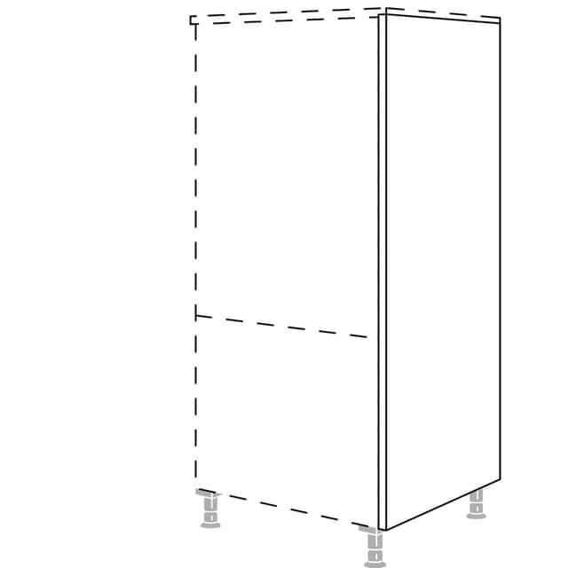 End panel in carcase height - 1