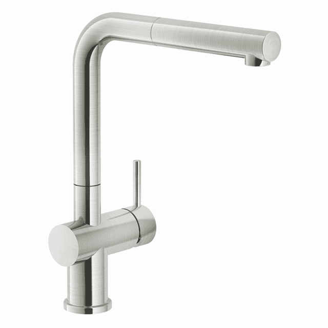 CARLO NOBILI: High-pressure
single-lever mixer tap Live,
mixer tap, stainless steel look