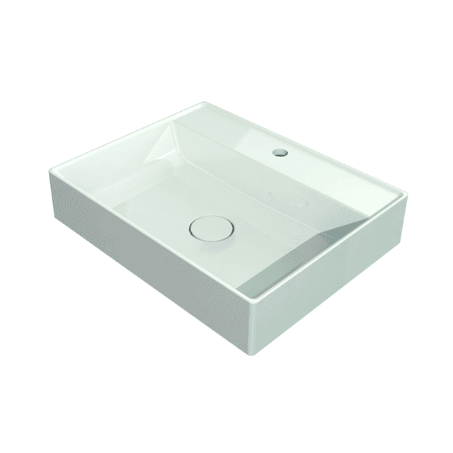 MARMITE: countertop washbasin WB
0517 C 600C ICC, Mineral
Composite, without overflow, White