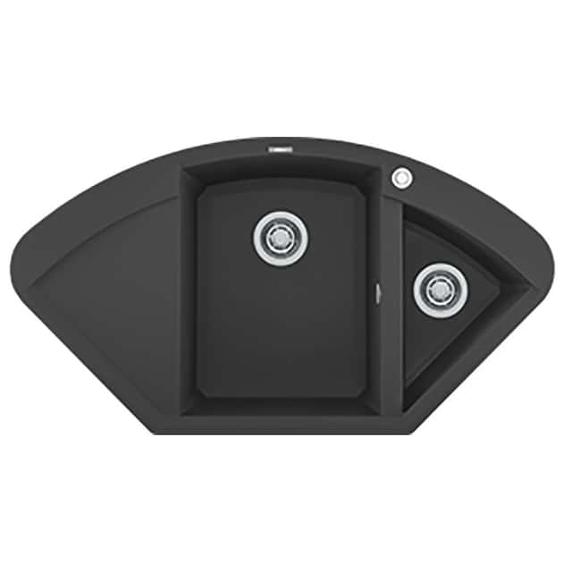 ELLECI: inset sink Easy
Corner, made of GRANITEK®
Anthracite