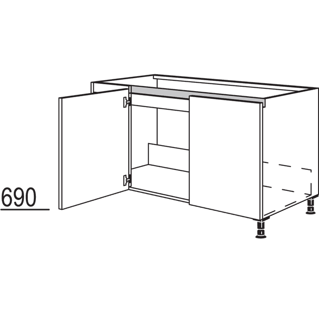 Sink corner cabinet