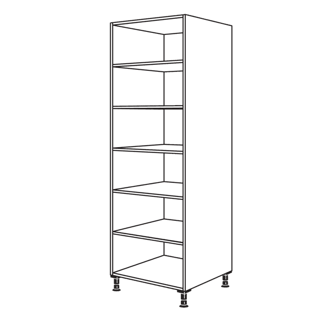 Hochschrank-Regal