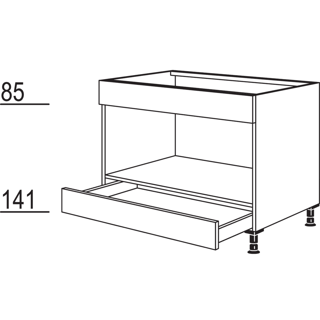 Cooker conversion cabinet