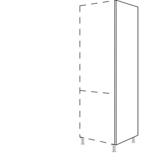 Panel for room planning for
projecting solutions with
lacquered panels in carcass height - 1