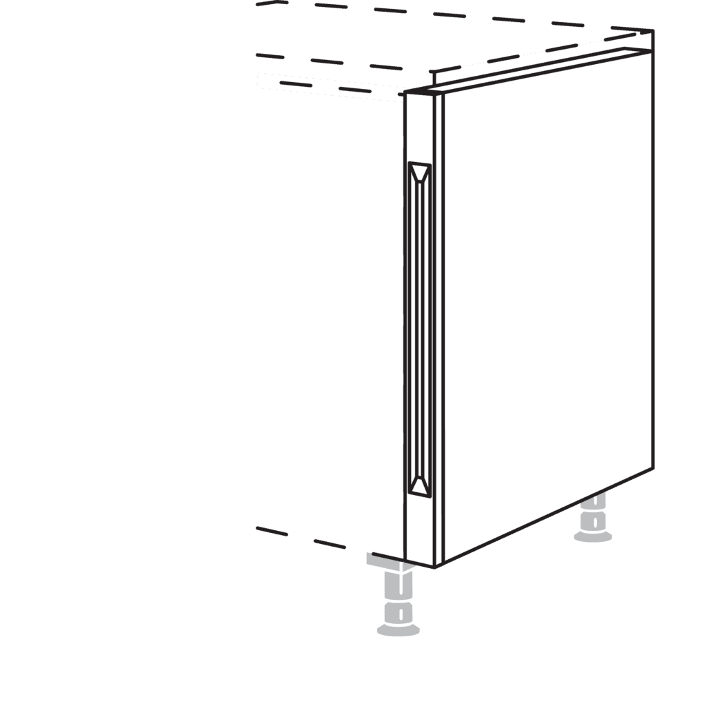 Unterschrank-Pilaster