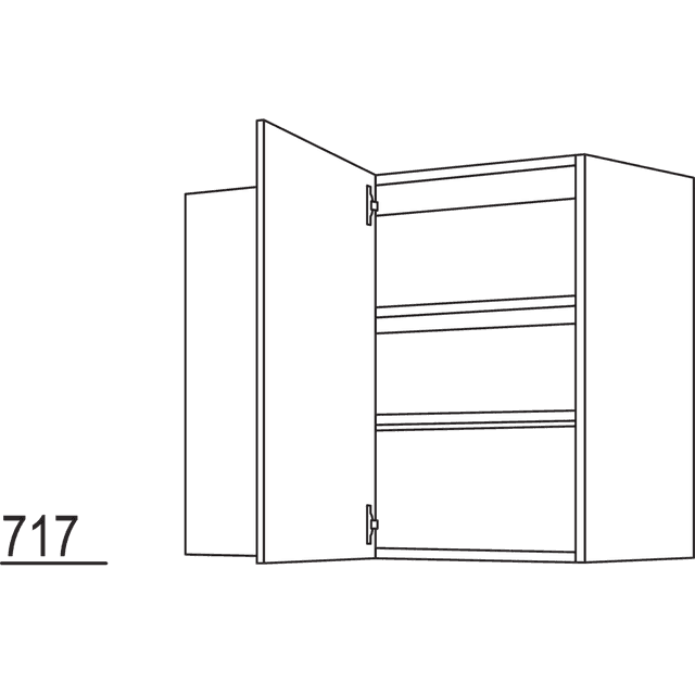 Wall corner cabinet