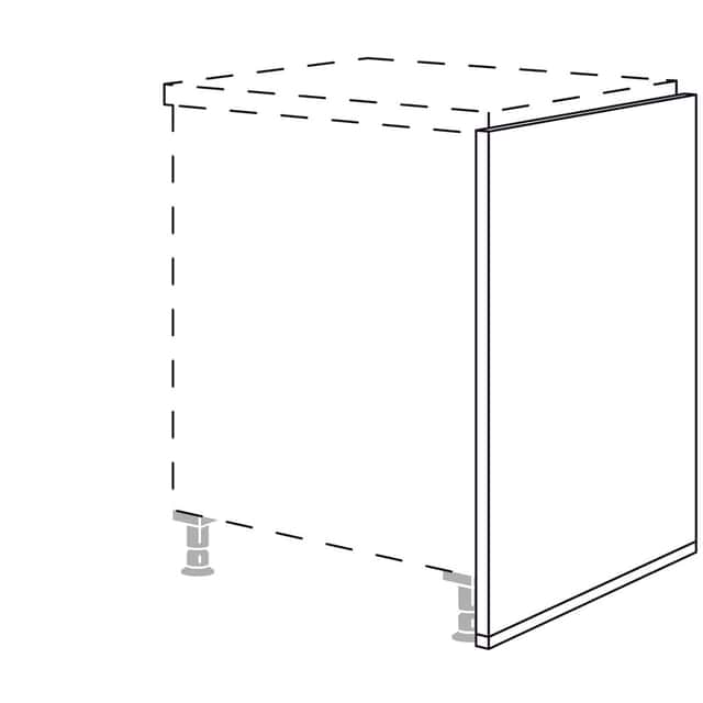 Sakura end panel for room planning
in fixed depth dimensions - 1