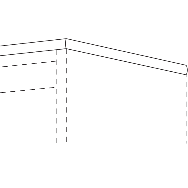 Cover shelf, 16 mm thick