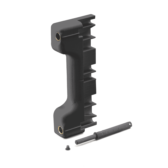 Mechanical
opening support with
drilling template for handleless