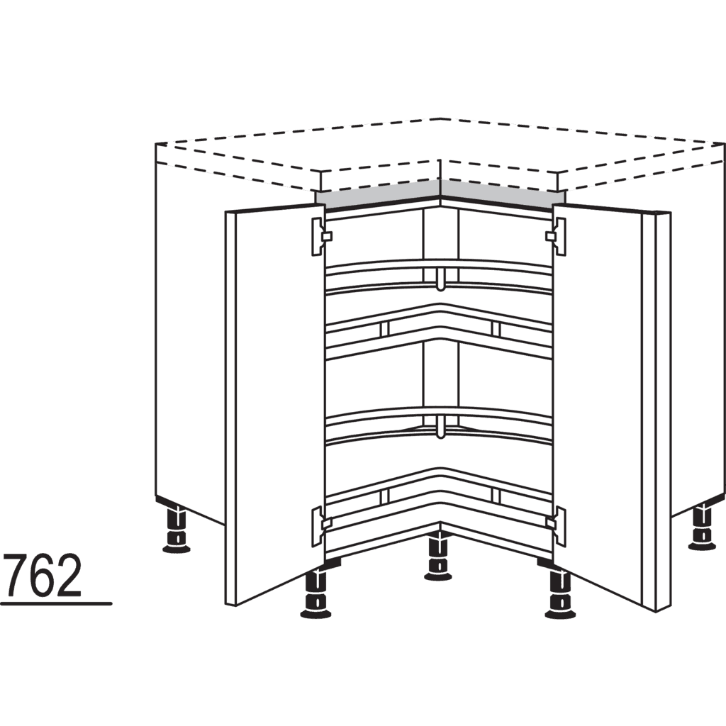 XL-Eckschrank
