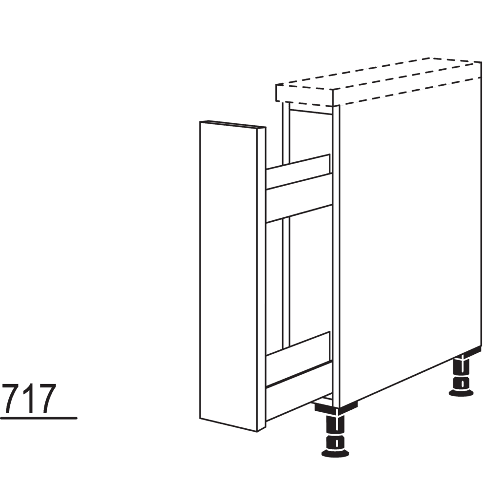 Pull-out cabinet