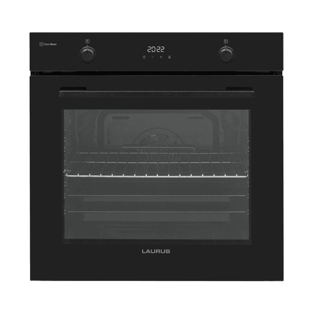 LAURUS Einbaubackofen LEB10BK
mit Hydrolyse, Schwarz