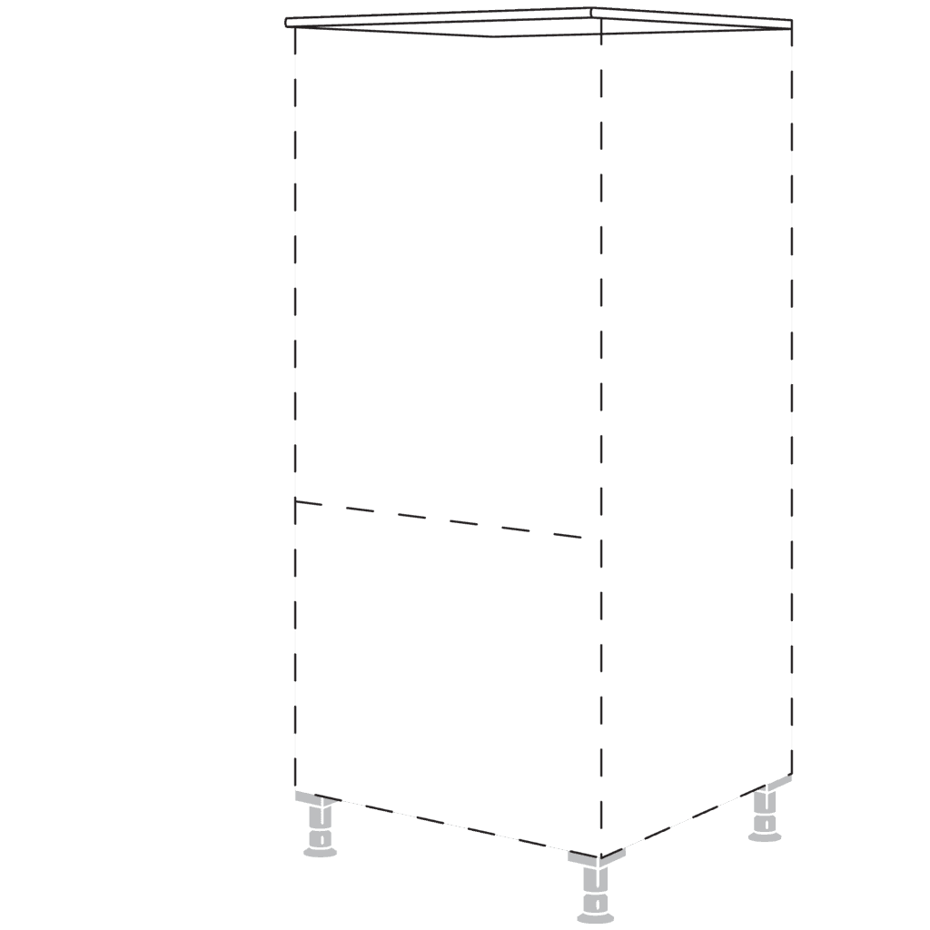 Abdeckboden, 16 mm stark,
für Highboard in festen Maßen