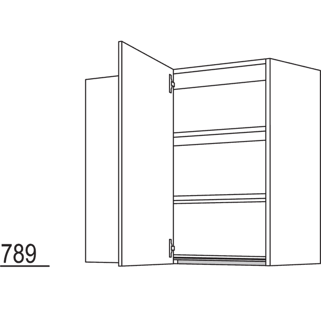 Wall corner cabinet
