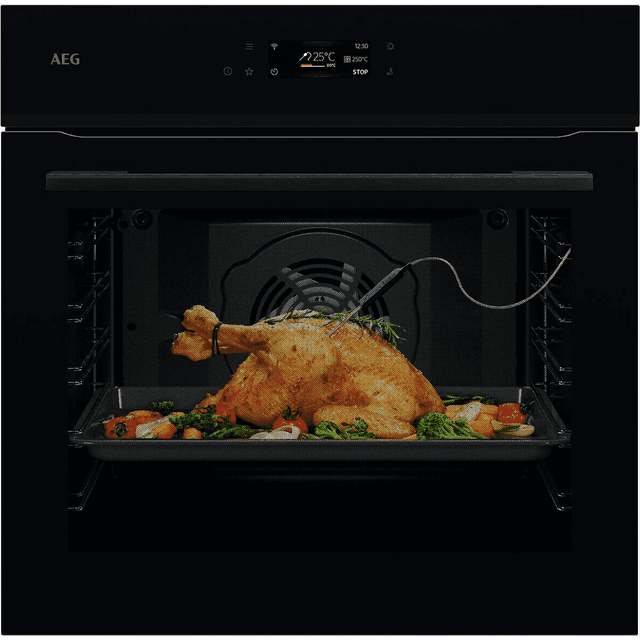 AEG built-in oven NBR7P621SB
with pyrolysis, black