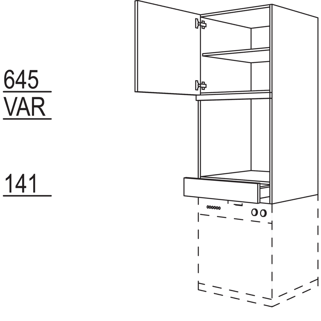 Appliance conversion unit
oven / dishwasher