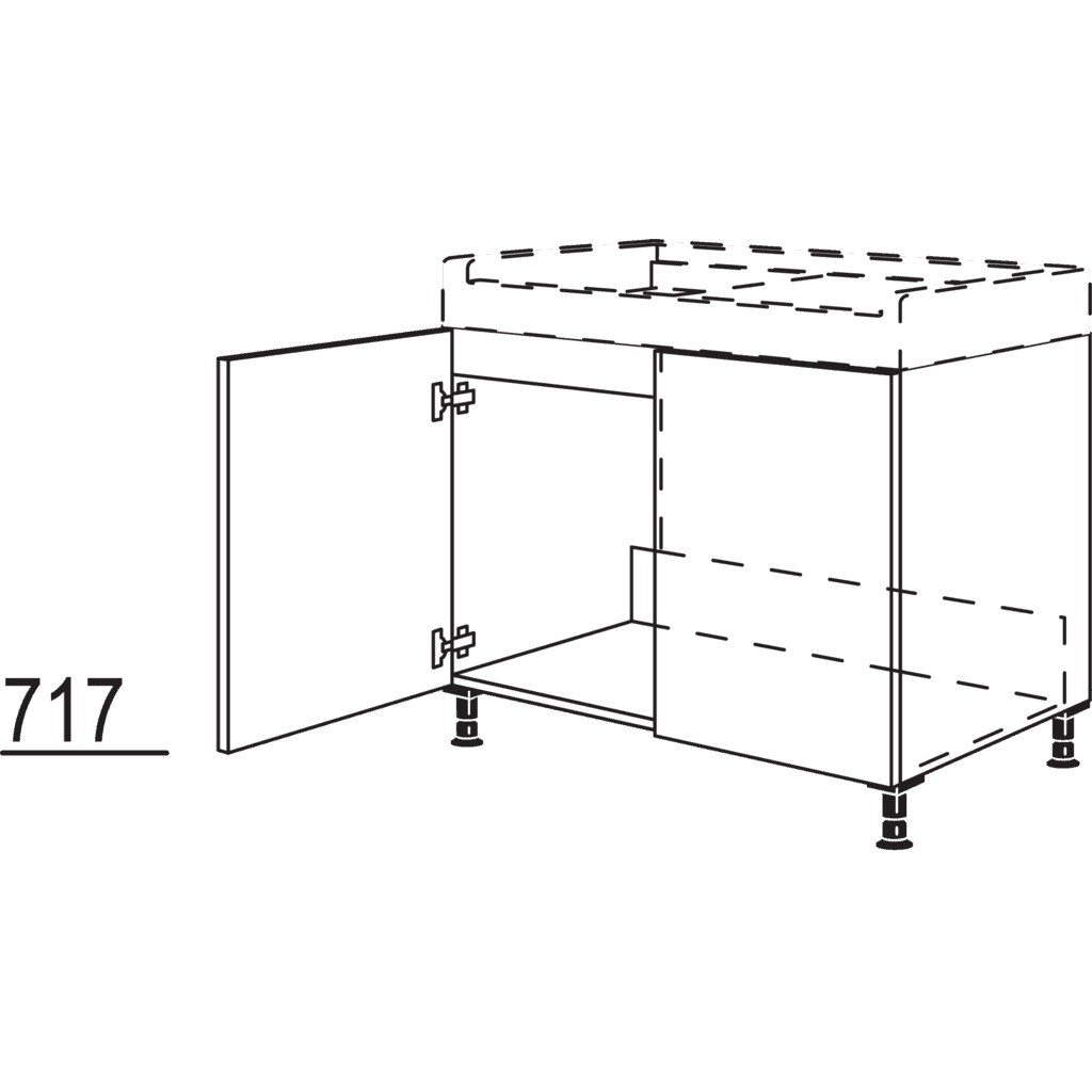Maxi-Spülenschrank