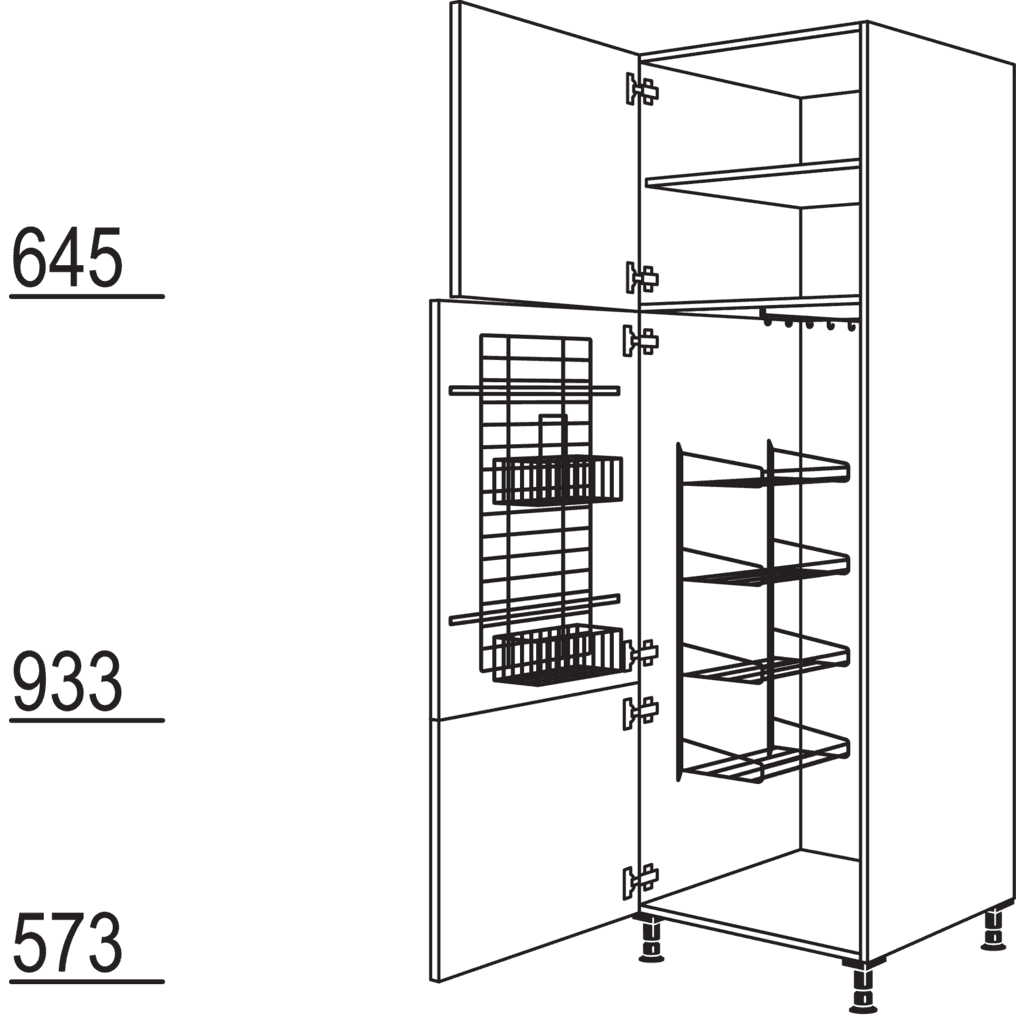 Besen-/ Geräteschrank