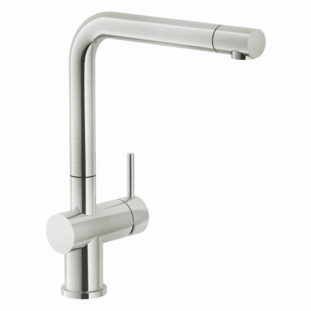 CARLO NOBILI: High-pressure
single-lever mixer Live,
mixer tap, stainless steel look