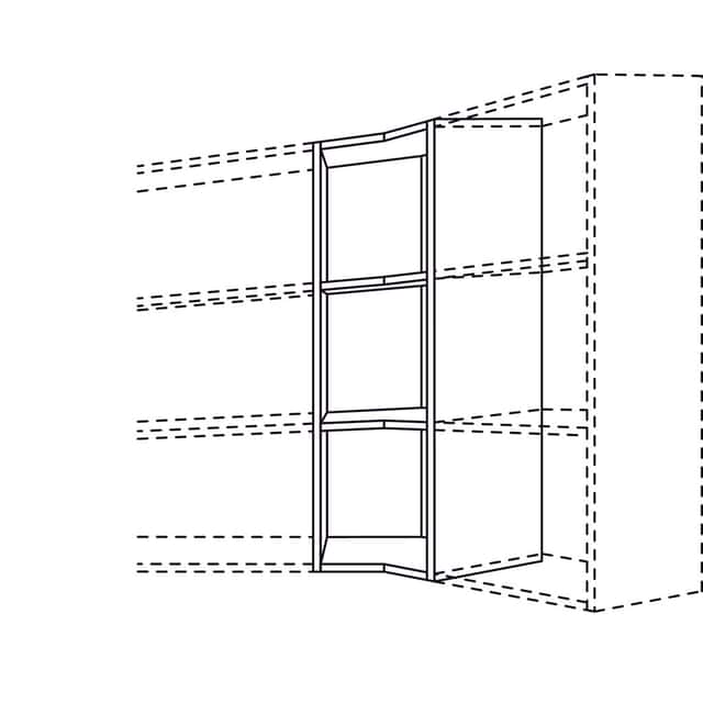 Wall corner shelf - 1