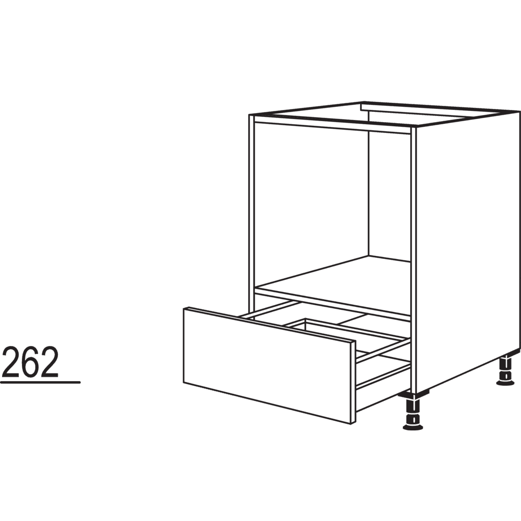 Maxi cooker housing cabinet
