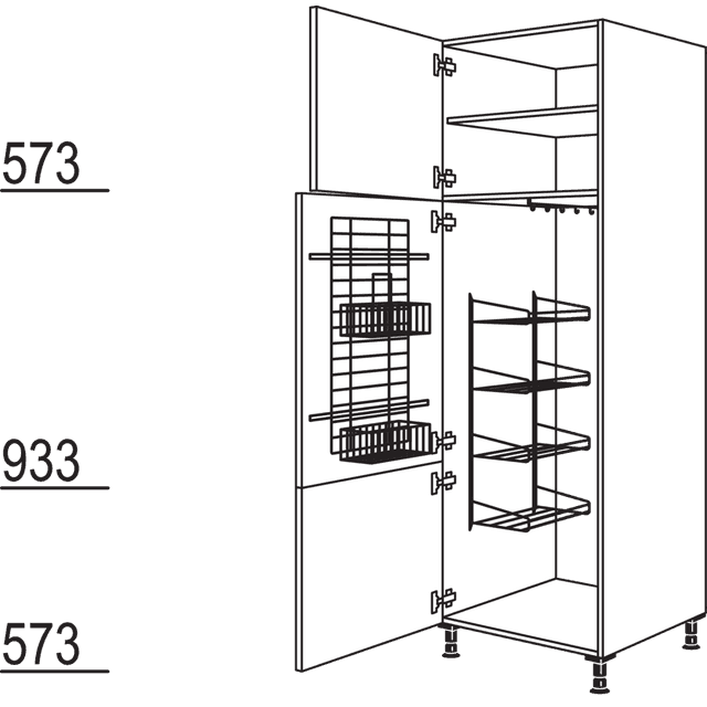 Broom / utility cabinet